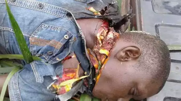 Graphic Photos:- Fulani Herdsmen Behead Man In His Mother’s Farm In Abraka, Delta